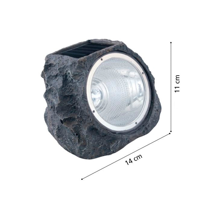 Set 3 luminarias solares LED símil roca Z-SOLAR - EG3808