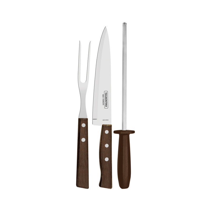 Juego para Asado Tramontina Churrasco 3 Piezas 22299/055