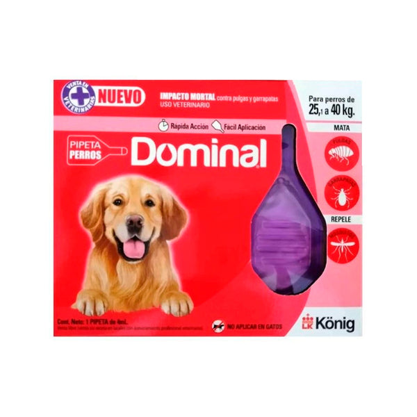 Pipeta Dominal para Perro de 25 a 40 KG