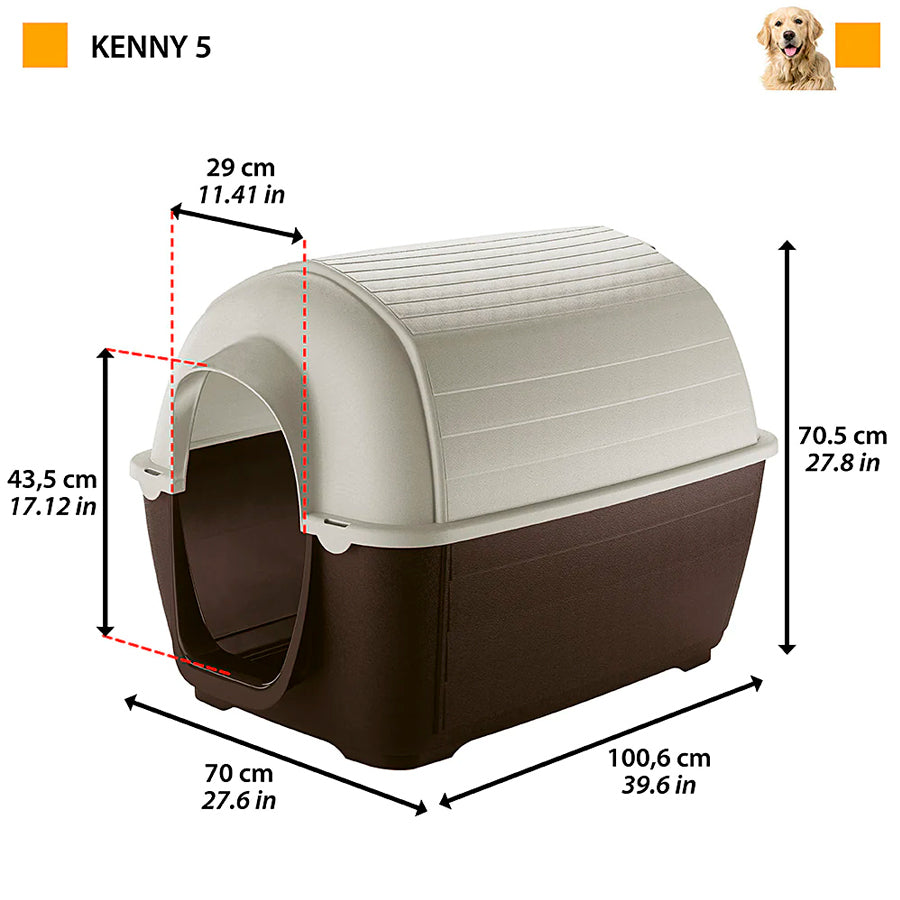 Casa para Perro Kenny 05 Ferplast 70x100,6x70,5cm