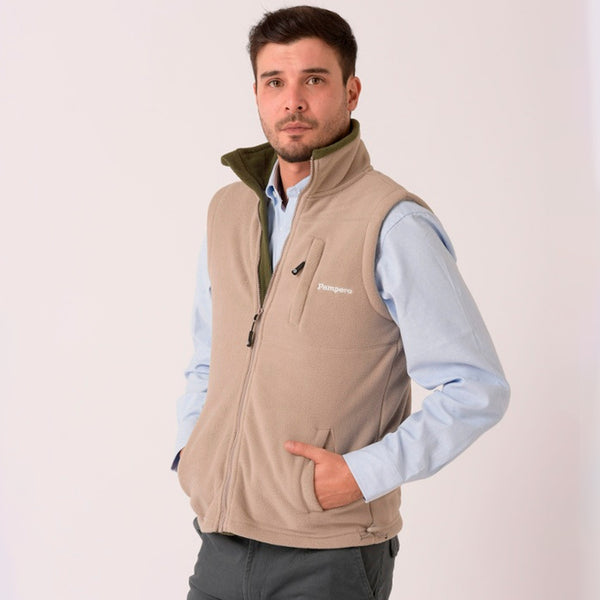 Chaleco Micropolar Pampero Beige Hombre