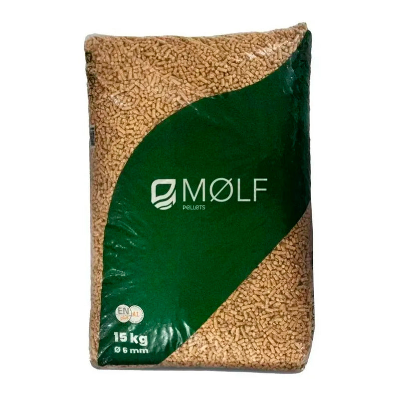 Pellets P/Combustión Molf Nacional Bolsa de 15 Kg