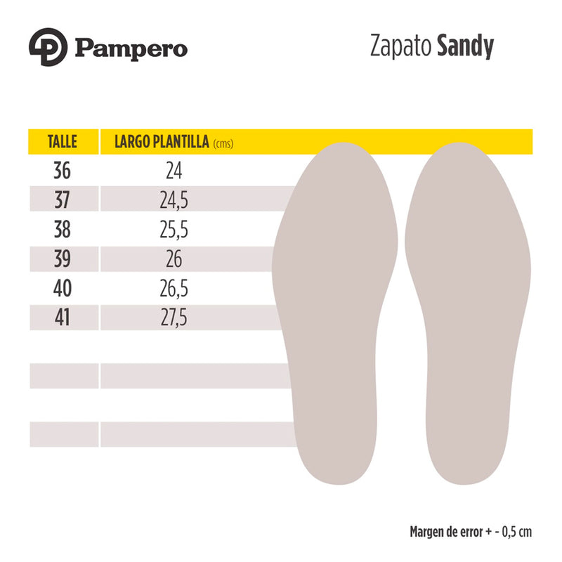 Zapato Pampero Sandy Oliva/Beige