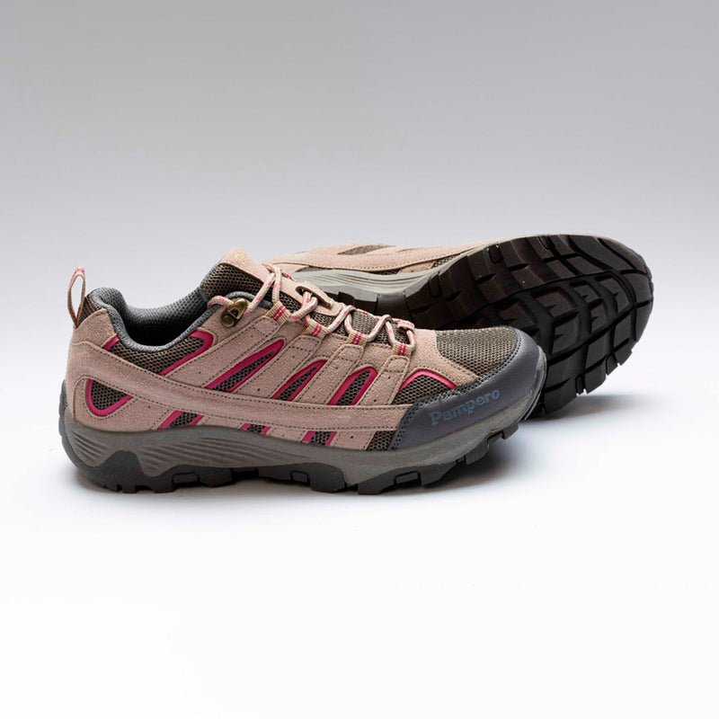 Zapato Pampero Trekker Beige/Rojo