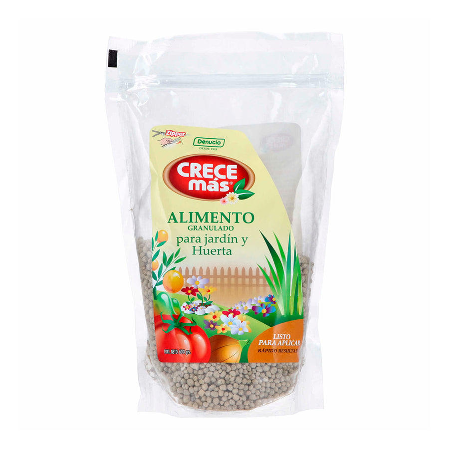 Crece Mas Granulado Jardín Y Huerta 600 G