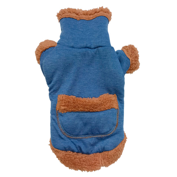 Buzo Corderito para Mascota Azul Varios Tamaños