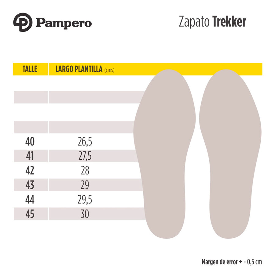 Zapato Pampero Trekker Taupé/Azul