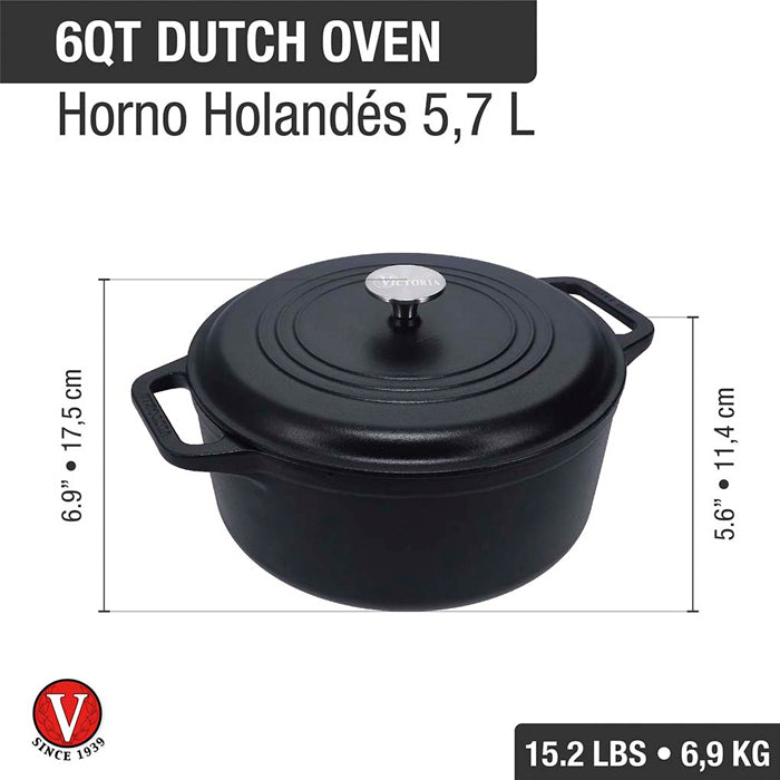Olla Hierro Esmaltado 6L/26cm C/Asas