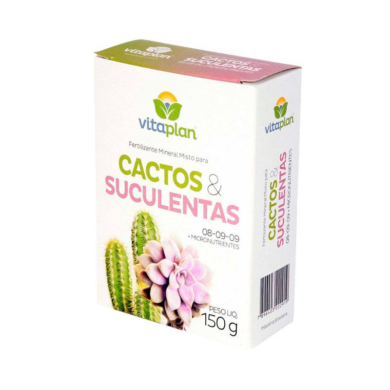 Fertilizante Vitaplan para Cactus y Suculentas 150 G