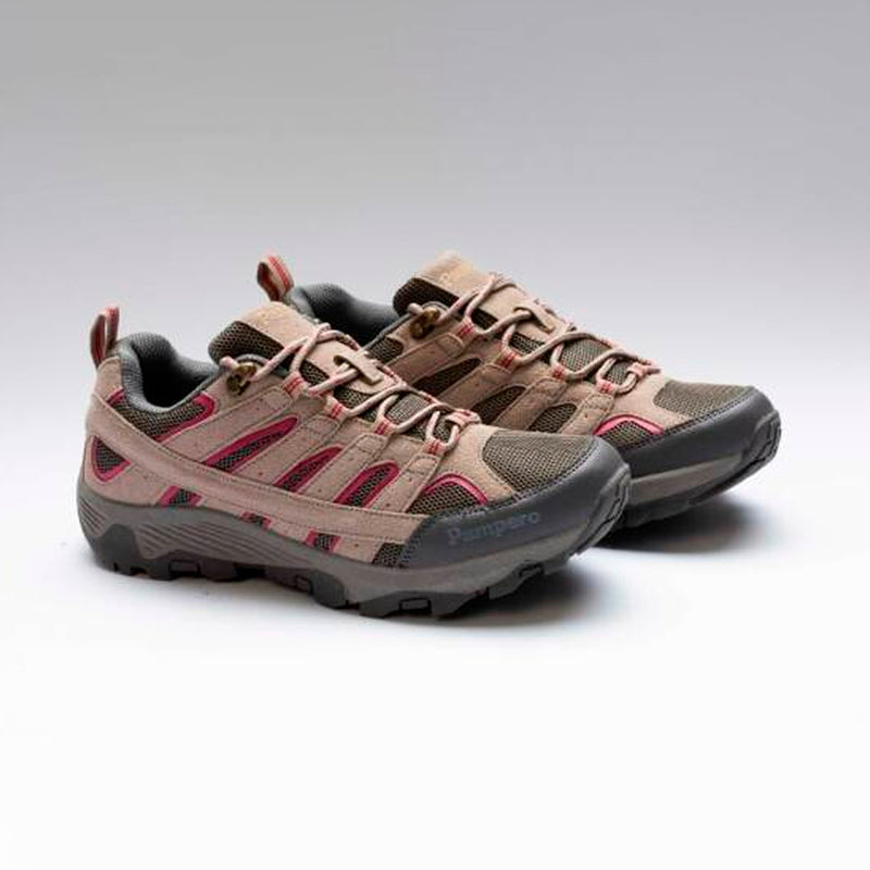 Zapato Pampero Trekker Beige/Rojo