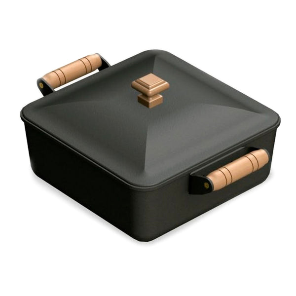 Olla con Tapa Cuadrada 23 x 23 x 9.5 cm 4 Litros Faires