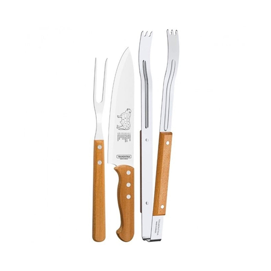 Juego para Asado Tramontina Churrasco 3 Piezas 22399/075
