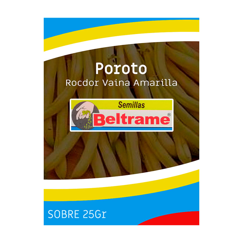 Semilla Poroto  Meraviglia chaucha (Vaina Amarilla) 25 Grs
