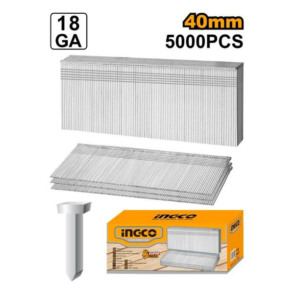 Clavos P/Clavadora Caja x 5000 Unidades 18GA 40mm