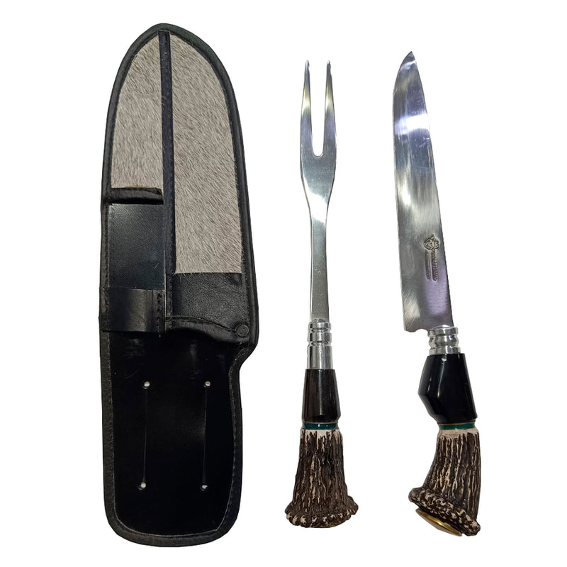 Juego 2 Piezas Cuchillo y Tenedor Nº8 Ciervo Gardeliano