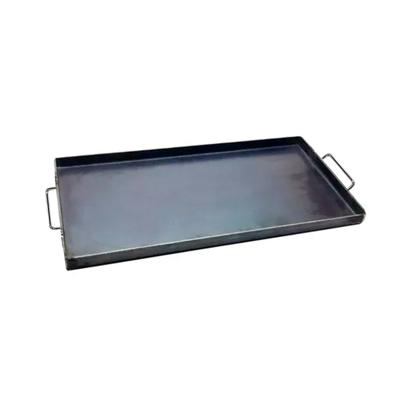 Plancha de Acero 24x48cm con asas