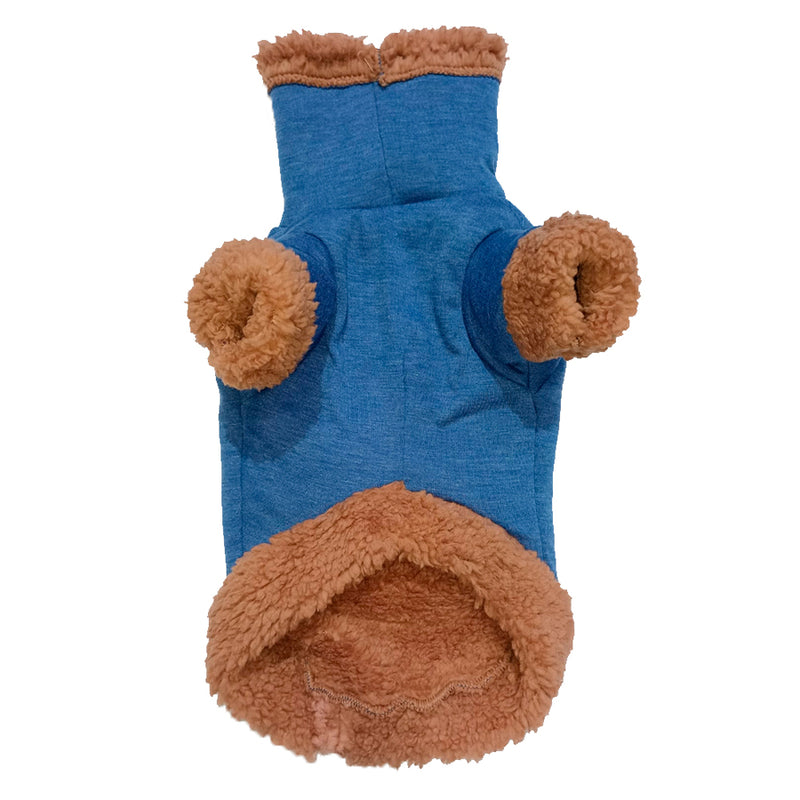 Buzo Corderito para Mascota Azul Varios Tamaños