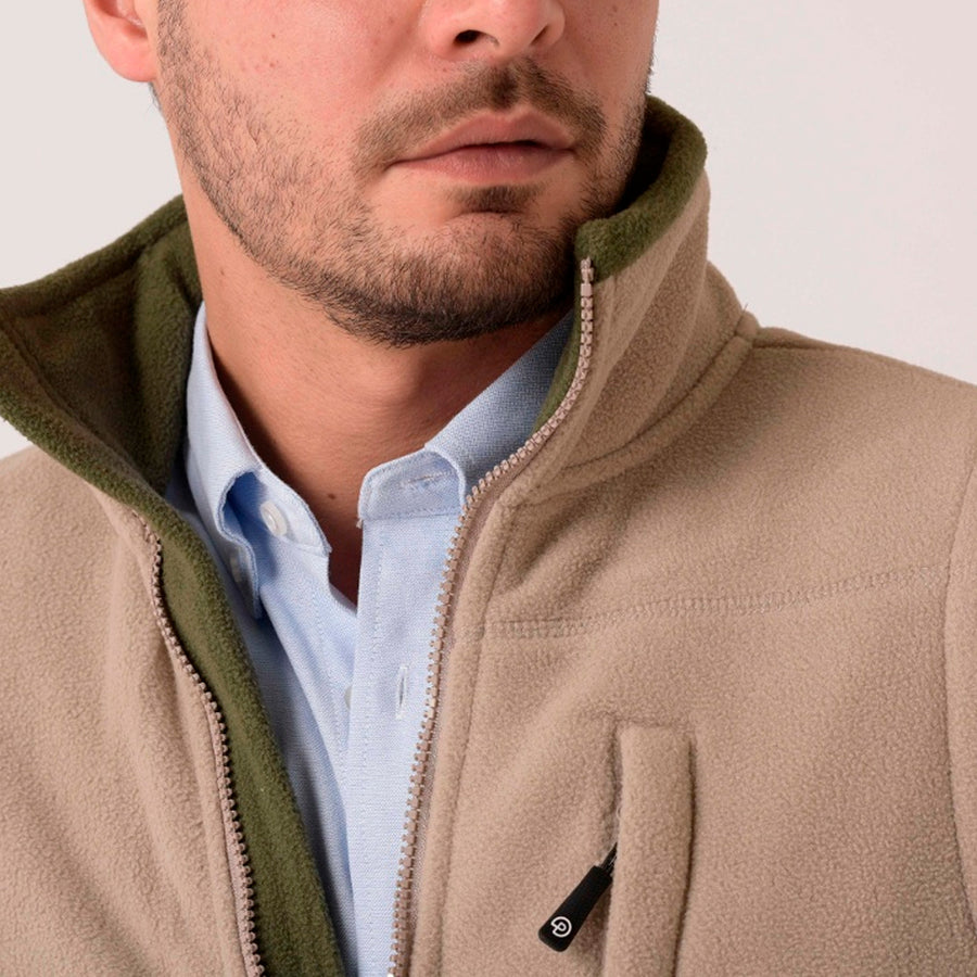 Chaleco Micropolar Pampero Beige Hombre