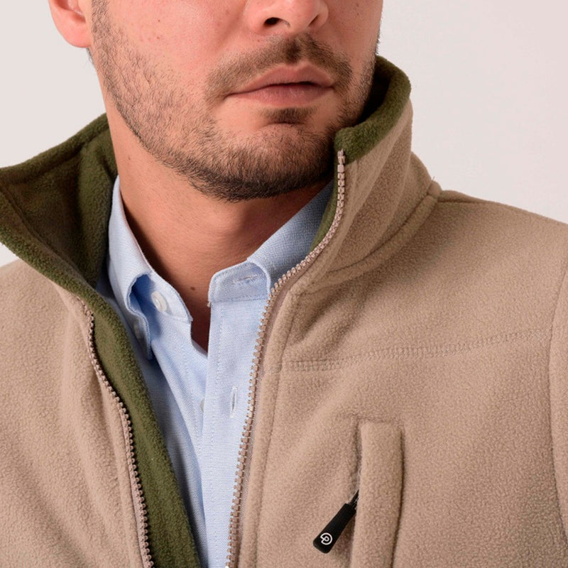 Chaleco Micropolar Pampero Beige Hombre