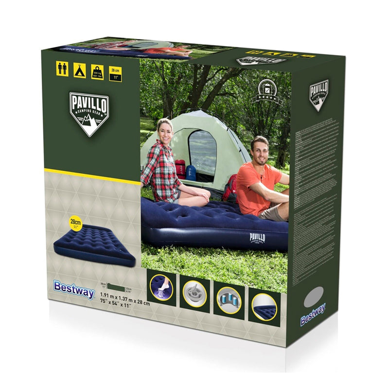 Colchón Inflable Bestway 1 Plaza + Inflador Manual