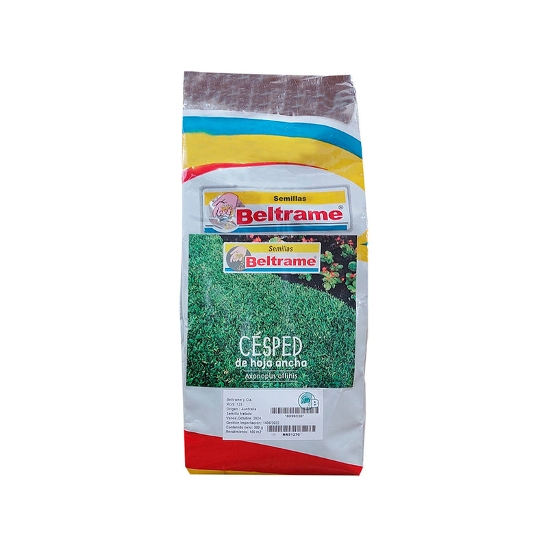 Semilla Césped Axonopus Affinis de Hoja Ancha 500 G