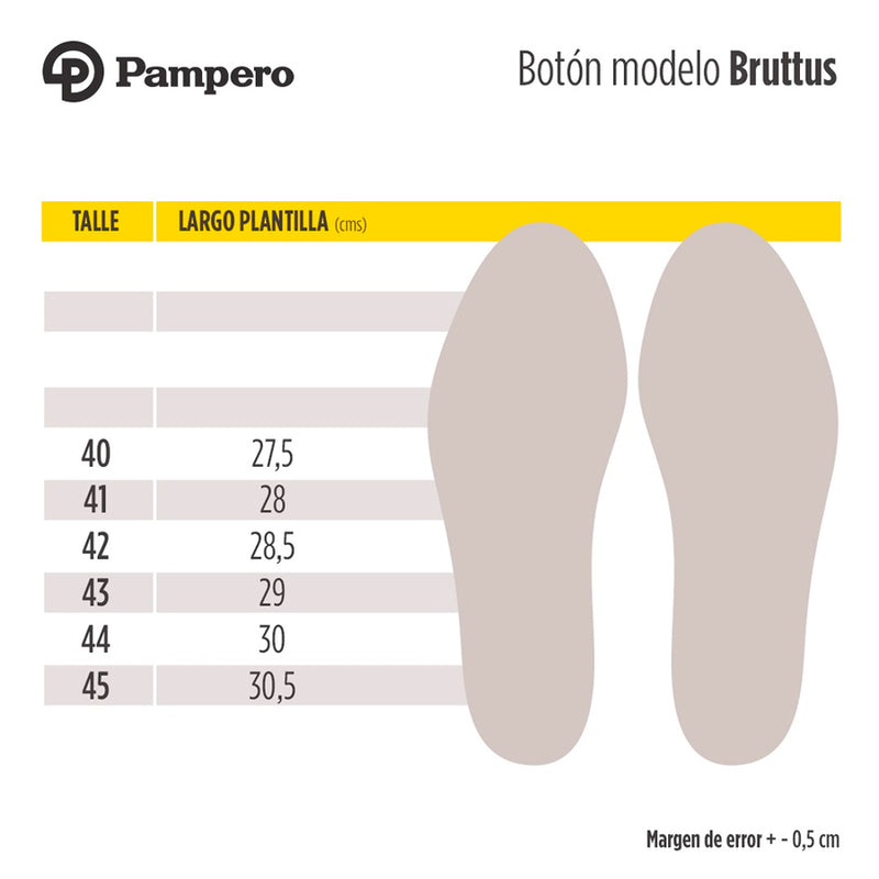 Botín Bruttus Pampero