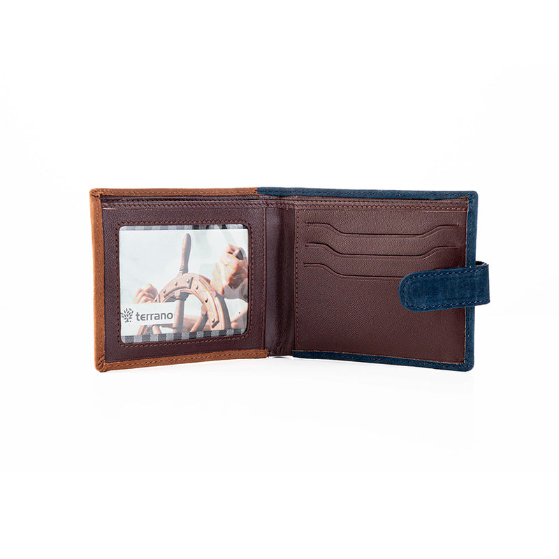 Billetera Nobuck con Presilla