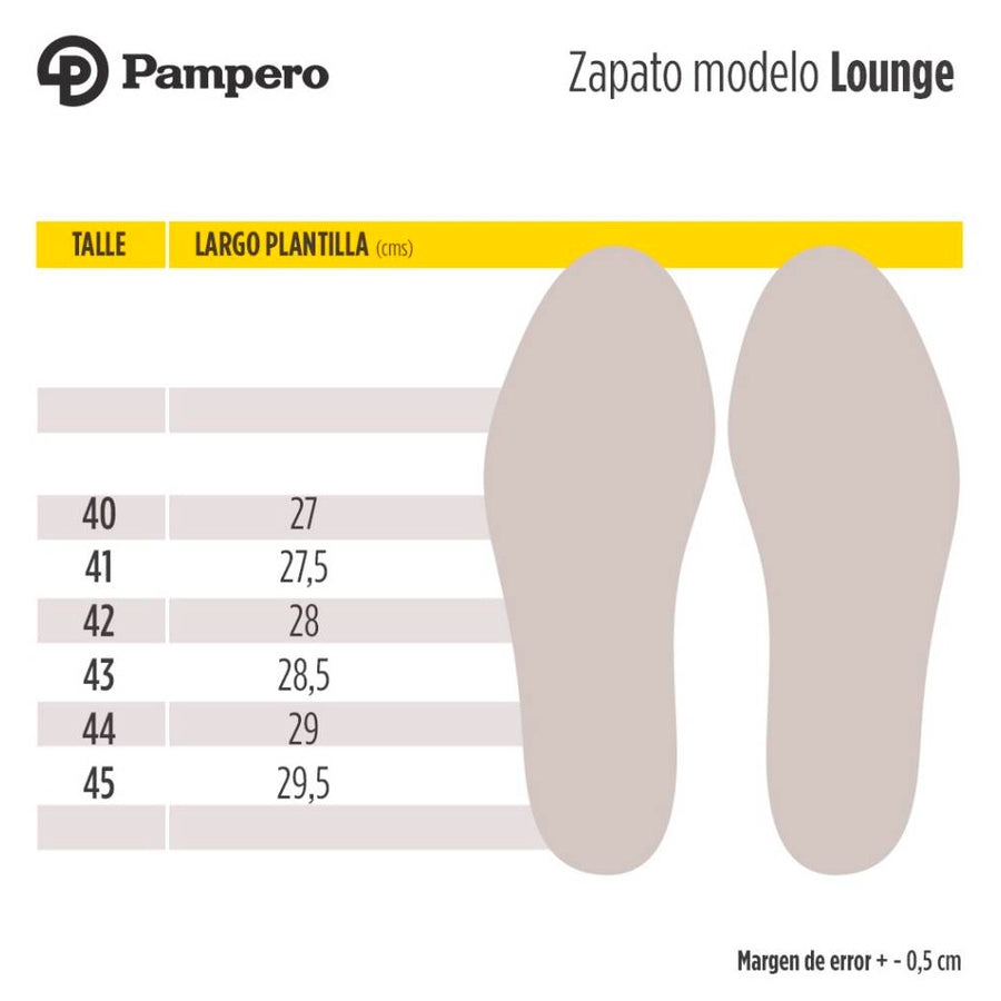 Zapato Pampero Lounge Torrado