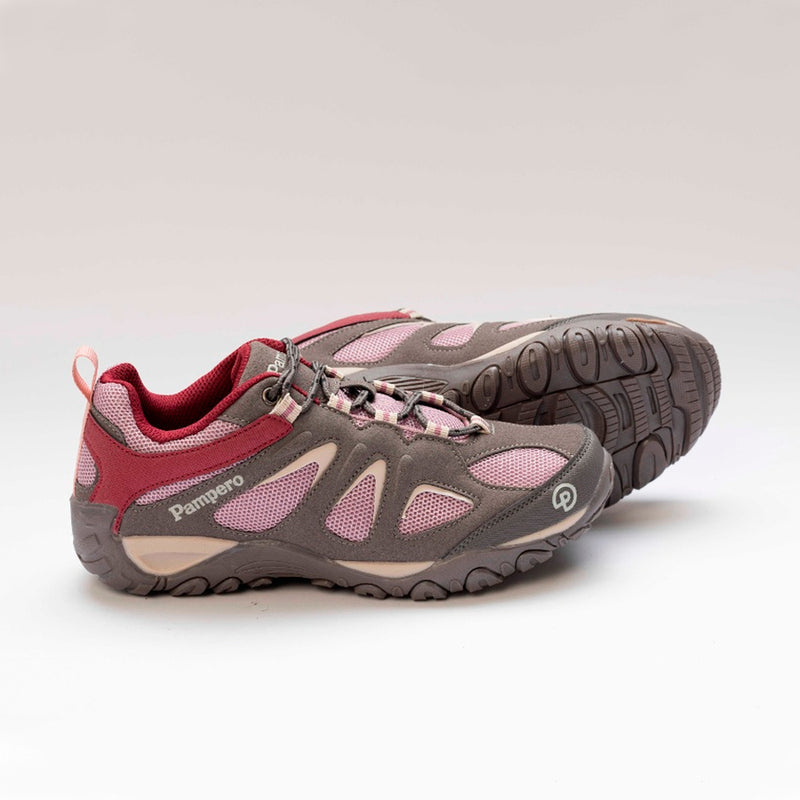Zapato Pampero Sandy Taupé/Rosa