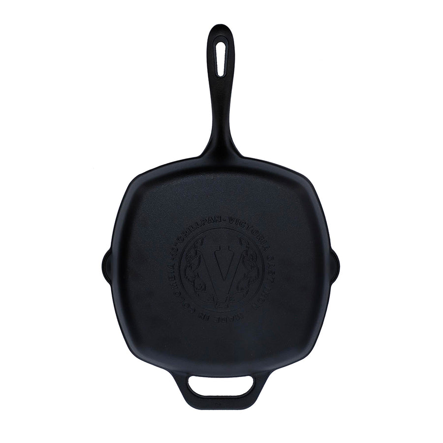 Plancha Hierro Curado C/Venas 25x25cm Victoria
