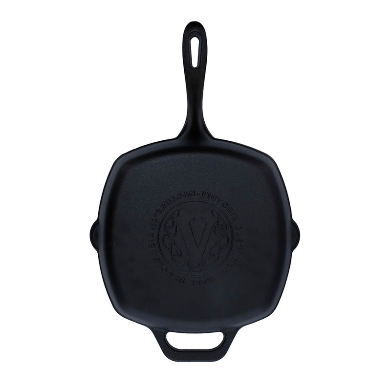 Plancha Hierro Curado C/Venas 25x25cm Victoria