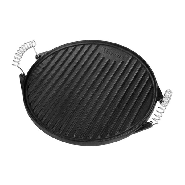 Plancha Redonda Hierro Fundido con Asas de Alambre Victoria