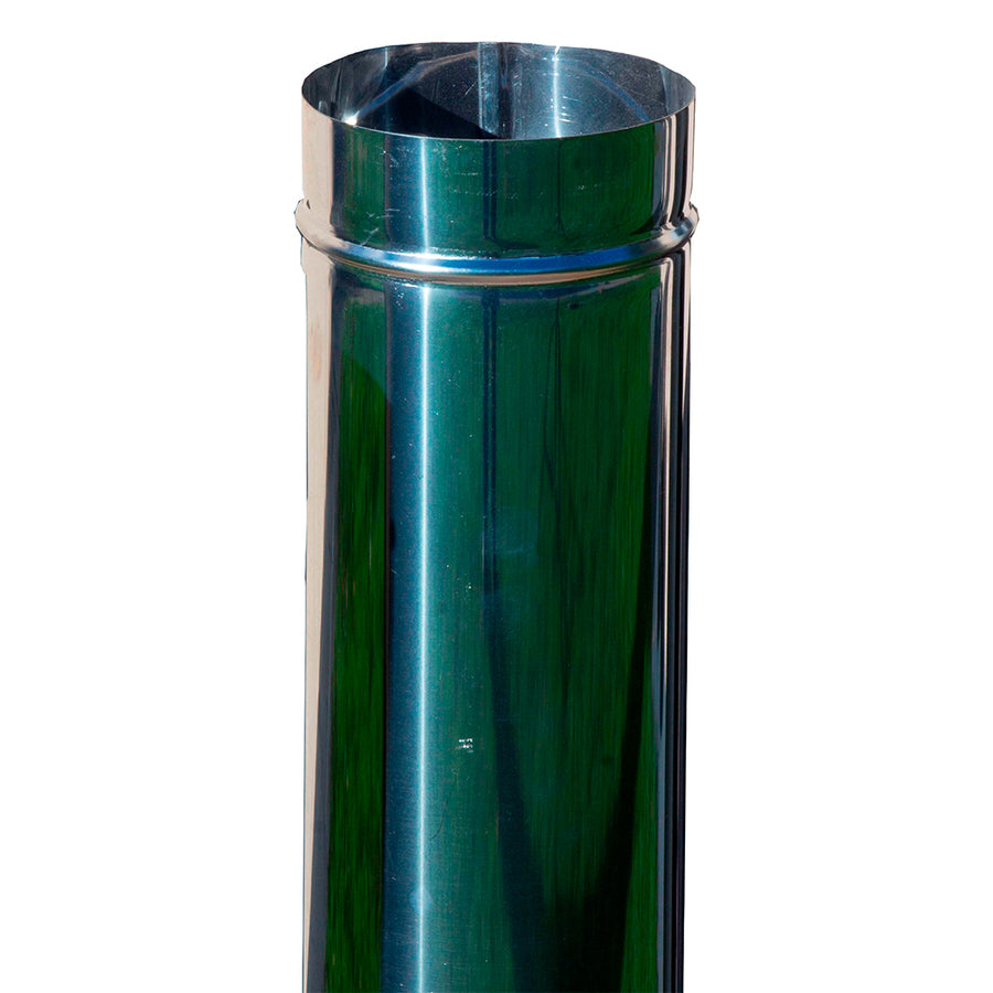 Caño 5''' Acero Inox para Calefactor LM