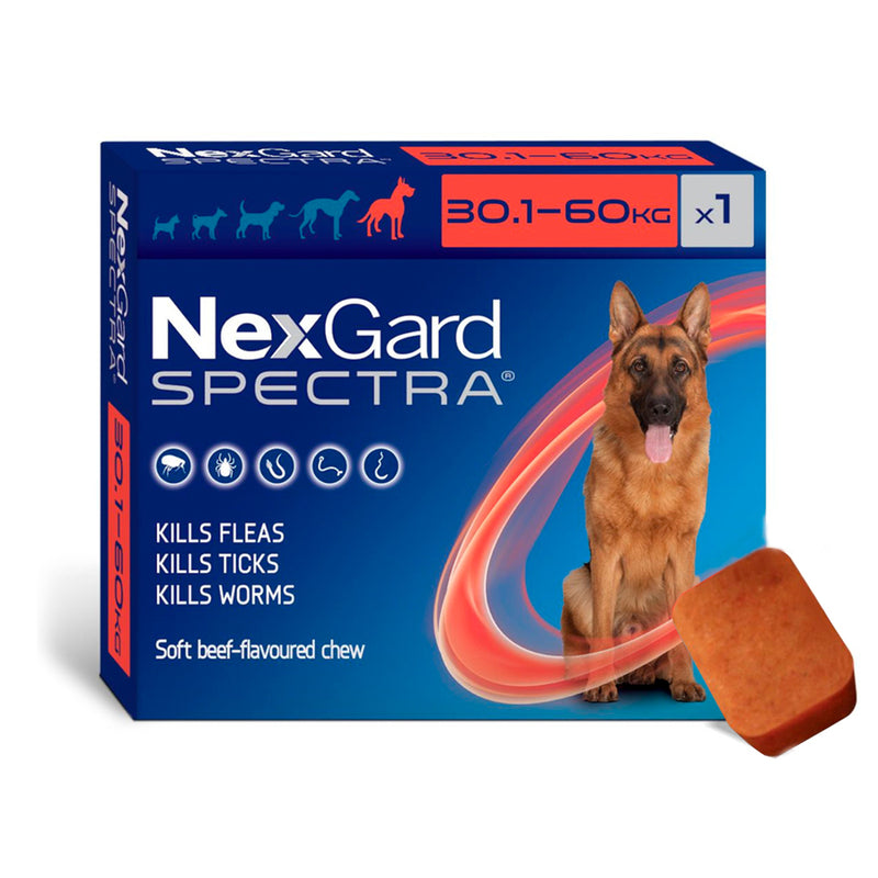 Pastilla NexGard Spectra 30 a 60 KG XL