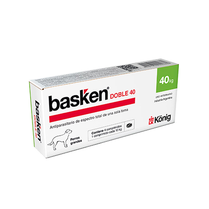 Basken Doble 40 Comprimido x1 (10 KG)