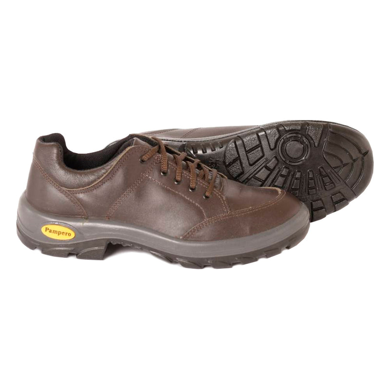 Zapato Pampero de Trabajo Deluxe Marrón con Puntera de PVC