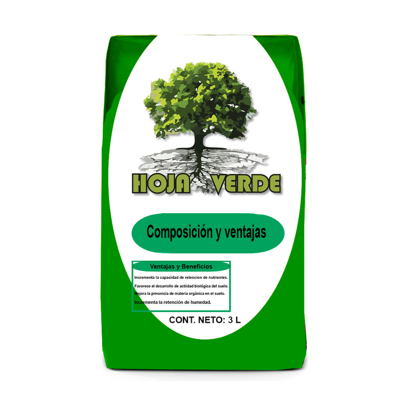 Compost Orgánico Hoja Verde 3 L