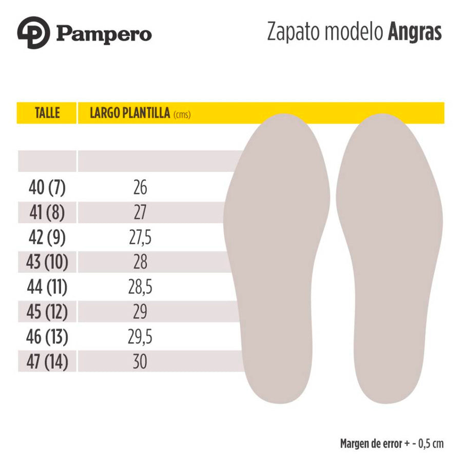 Zapatilla Belugo Angras Pampero Toscano