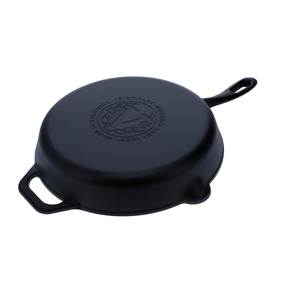 Sartén de Hierro Fundido Curado 30cm Victoria