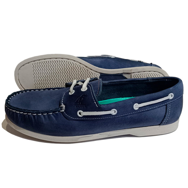 Zapato de Cuero Raven Azul