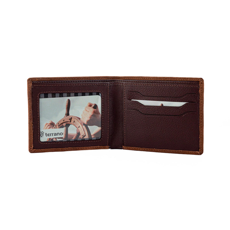 Billetera Cuero Nobuck Clásica