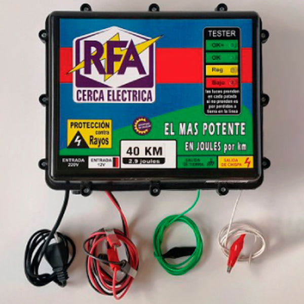Electrificador RFA 12V/220V 40 Km