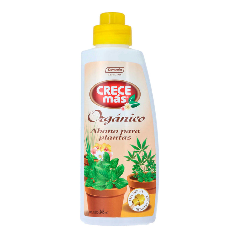Fertilizante Crece Mas Orgánico para Plantas 345 ml