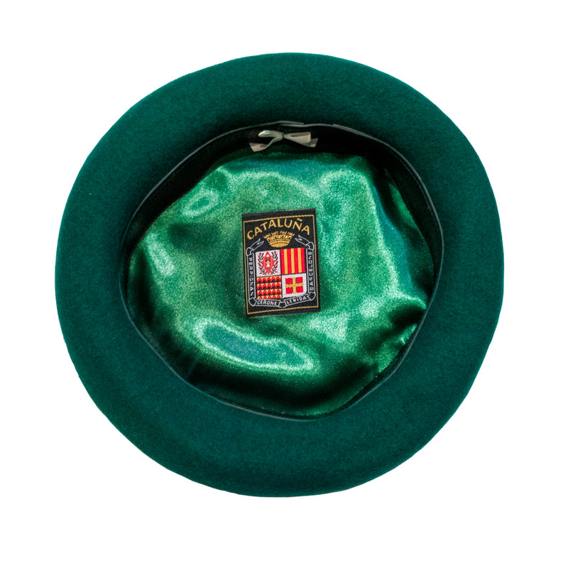 Boina Cataluña en Paño Color Verde