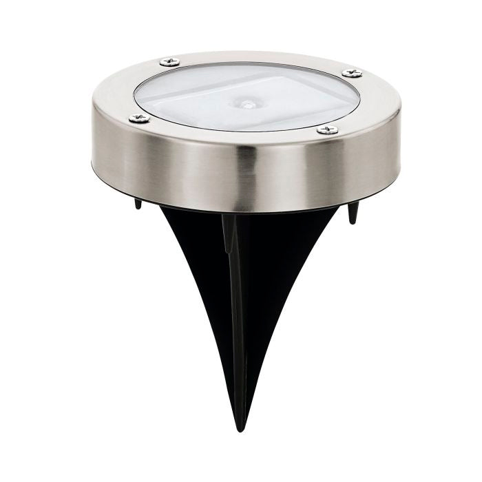 Luminaria de embutir LED solar acero fría Ø85mm - EG3802