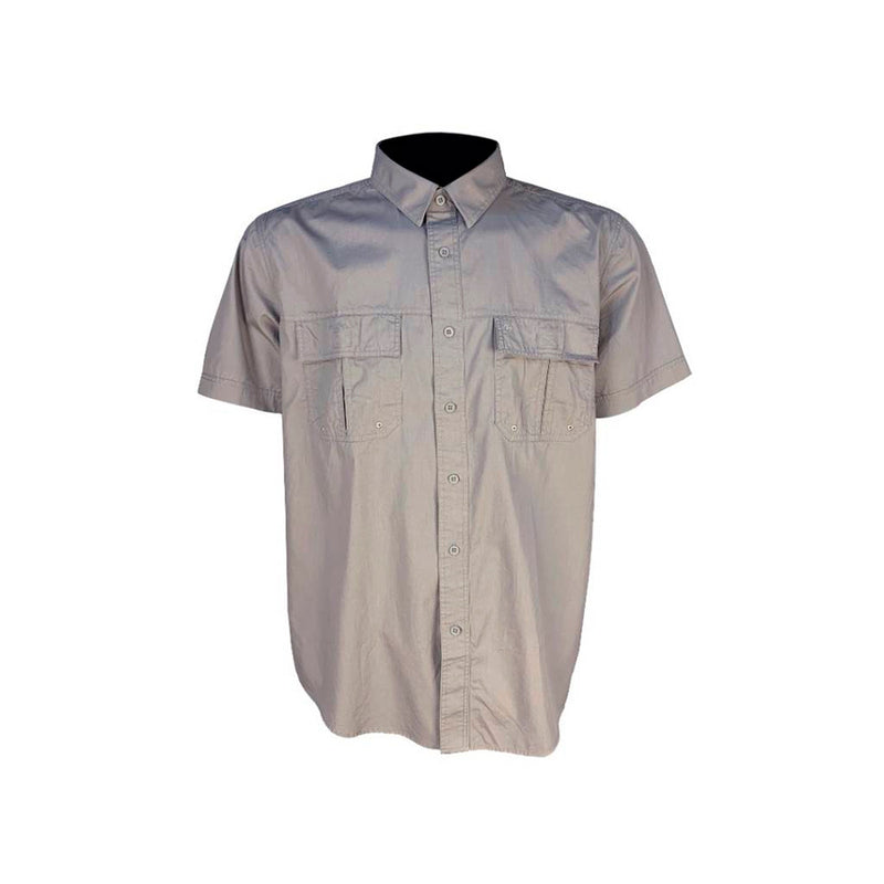 Camisa Cazadora Hunter Pampero Cemento M/Corta