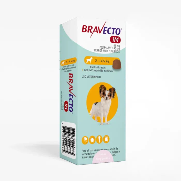 Pastilla Bravecto Mensual